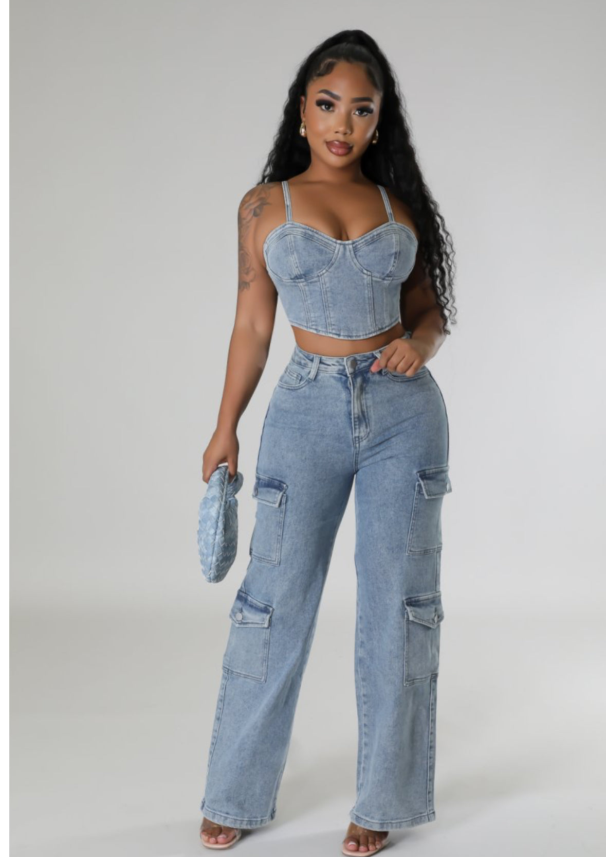 Put U On Pant Set