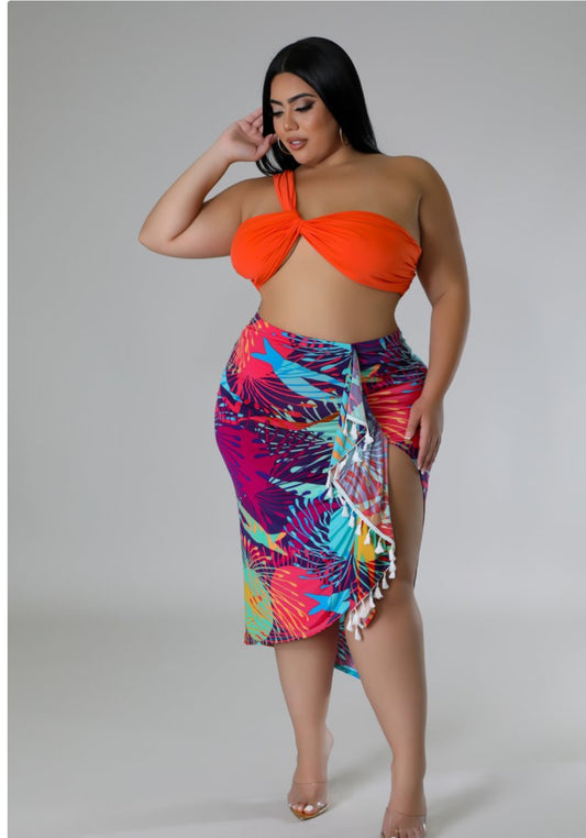 3 pc Ocean Waves Swim Set Plus