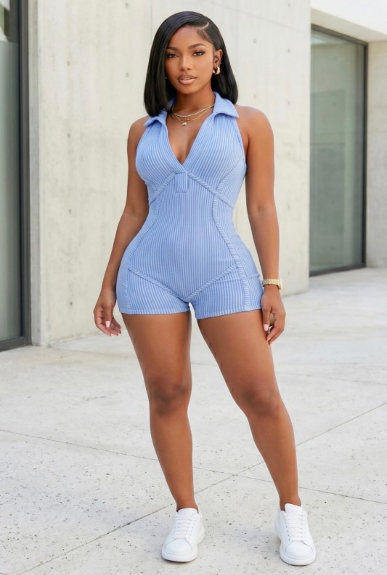 Blu Romper